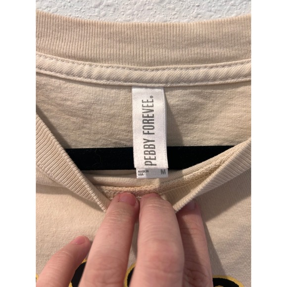 I'm Cool But I Cry A Lot Smiley Face Graphic Crop Tee Medium - Picture 2 of 5